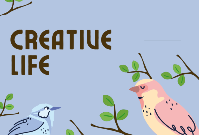 Creative life means showing up