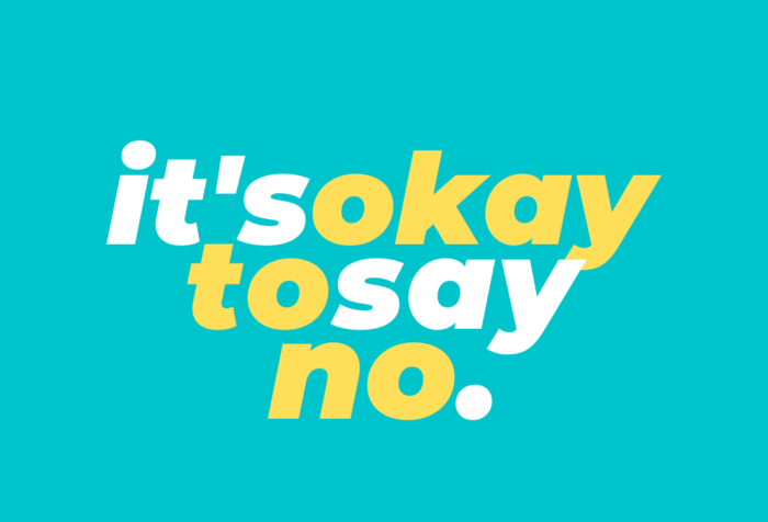 Learn to say no